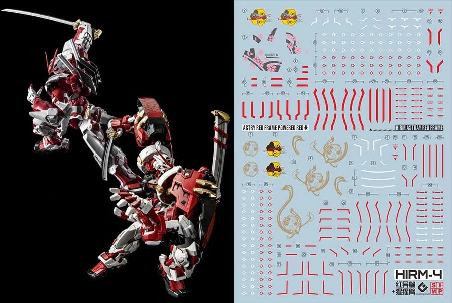 F20 HIRM Astray Red Frame Decal Sheet 3 F20 HIRM Astray Red Frame Decal Sheet