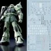 C09 RG Zaku II Green And White Ogre Decal Sheet 2 C09 RG Zaku II Green And White Ogre Decal Sheet -Bandai Sales Store 06 14 C09RGGreenZakuII 2 2