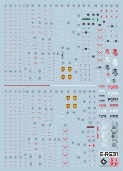 C27 RG Crossbone Gundam Decal Sheet -Bandai Sales Store 06 14 C27RGCrossbone 1