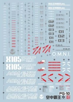 D29 PG Aile Striker For Strike Gundam Decal Sheet 5 D29 PG Aile Striker For Strike Gundam Decal Sheet -Bandai Sales Store 06 60 D29PGAileStrikerforStrikeGundam 1