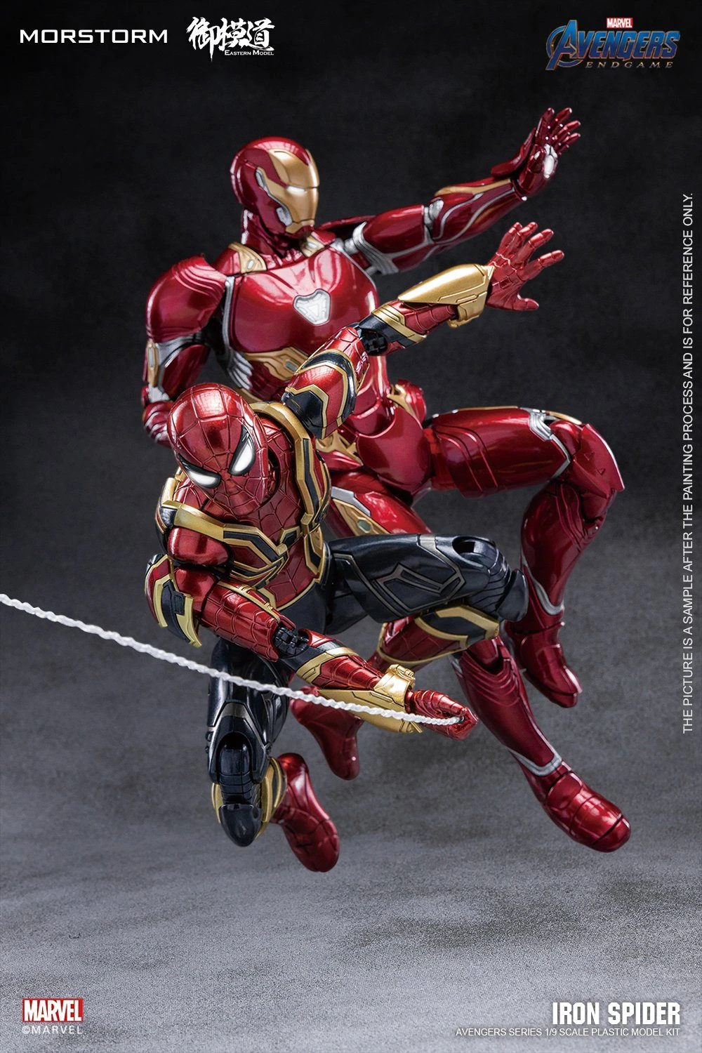 Morstorm X Eastern Model 1/9 Iron Spider Model Kit (Deluxe Version) 10 Morstorm X Eastern Model 1/9 Iron Spider Model Kit (Deluxe Version) - Image 8
