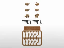 Little Armory LAOP06 Figma Tactical Gloves 2 Handgun Set (Tan)