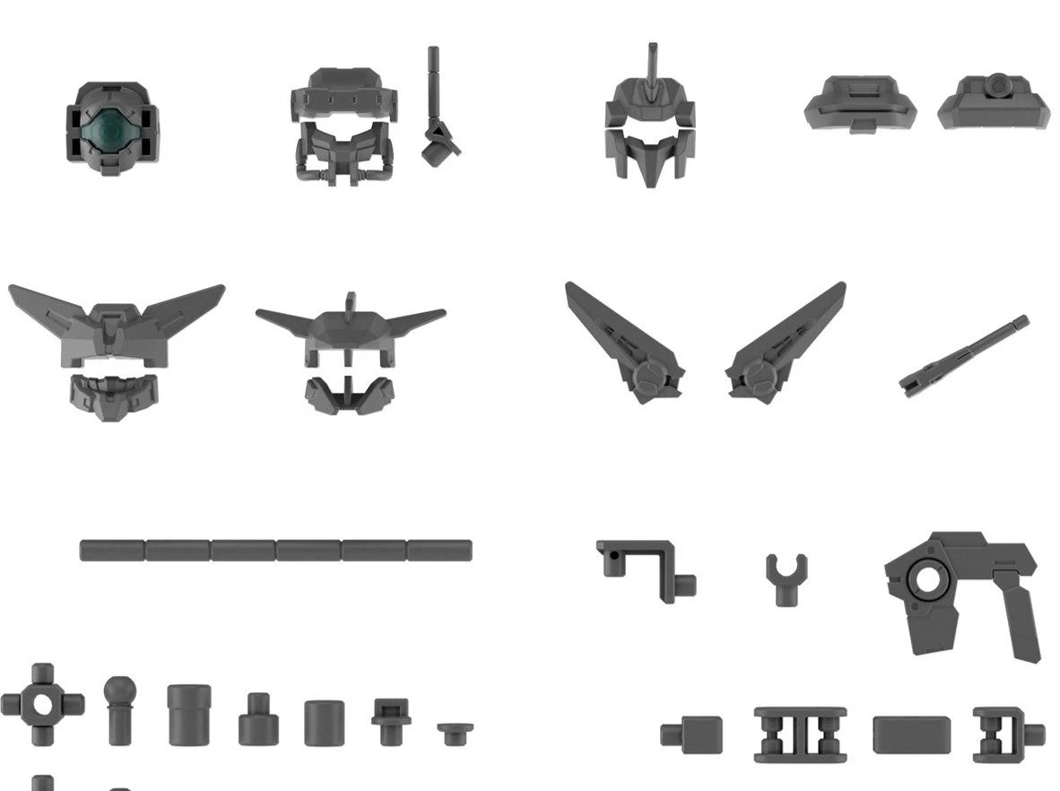 Bandai 30MM 1/144 Option Parts Set 6 (Customizeable Head A) Accessory Set 3 Bandai 30MM 1/144 Option Parts Set 6 (Customizeable Head A) Accessory Set