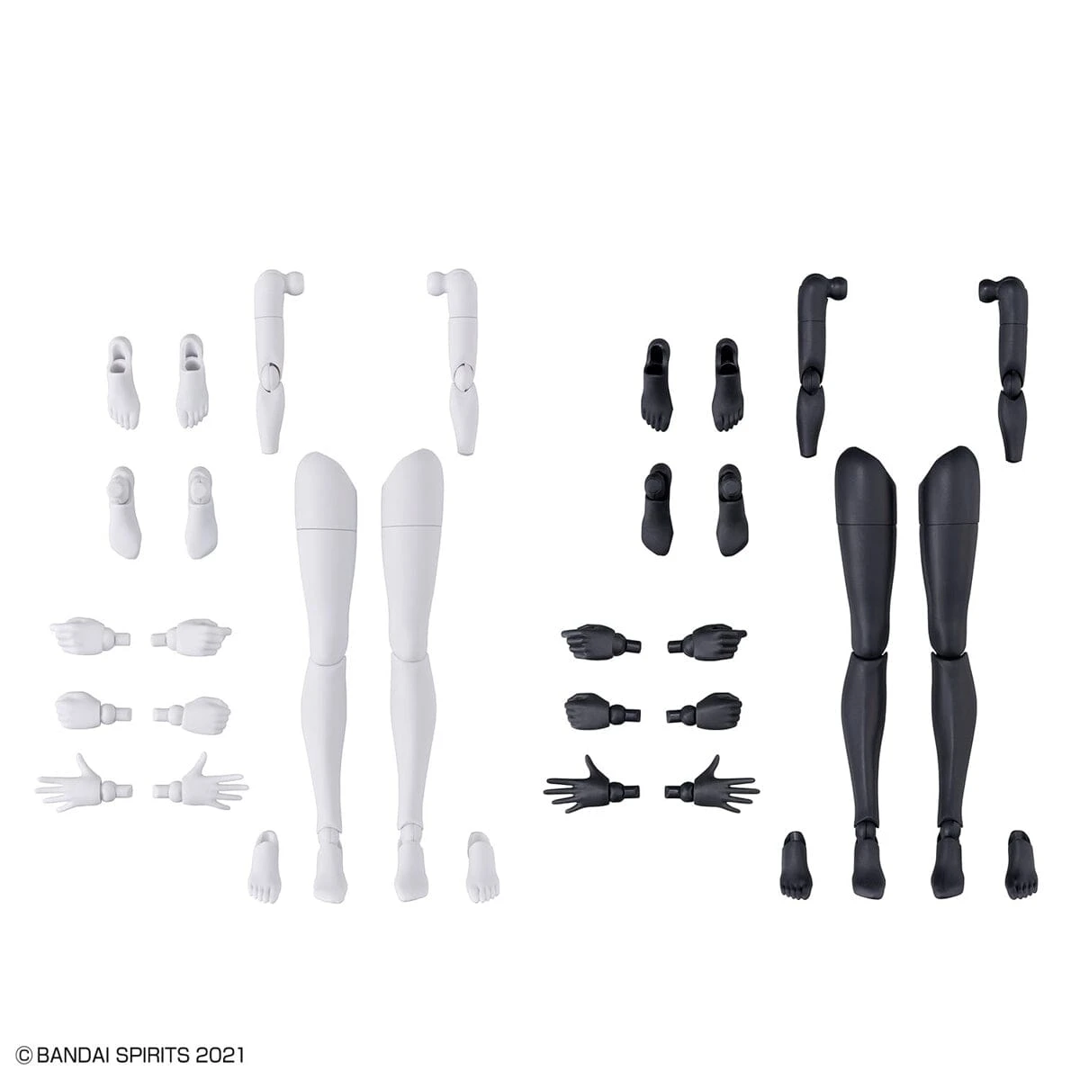 Bandai 30 Minutes Sisters Option Body Parts Arm & Leg Parts (White And Black) 5 Bandai 30 Minutes Sisters Option Body Parts Arm & Leg Parts (White And Black) - Image 3