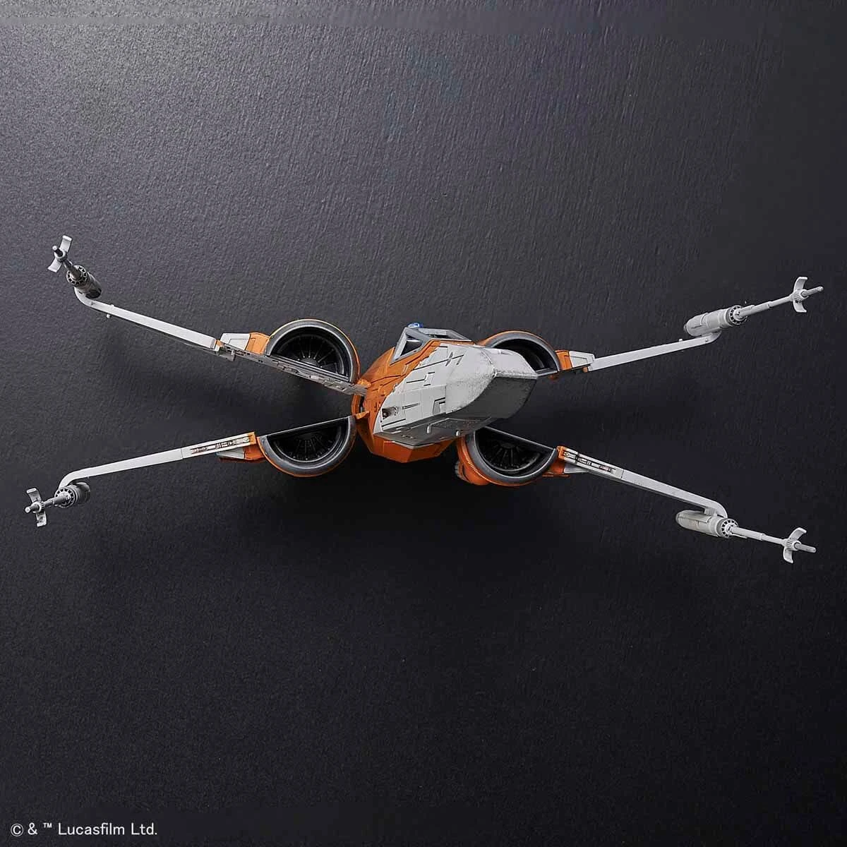 Bandai Star Wars The Rise Of Skywalker Poe's X-Wing Fighter 1/72 Scale Model Kit 11 Bandai Star Wars The Rise Of Skywalker Poe's X-Wing Fighter 1/72 Scale Model Kit - Image 9