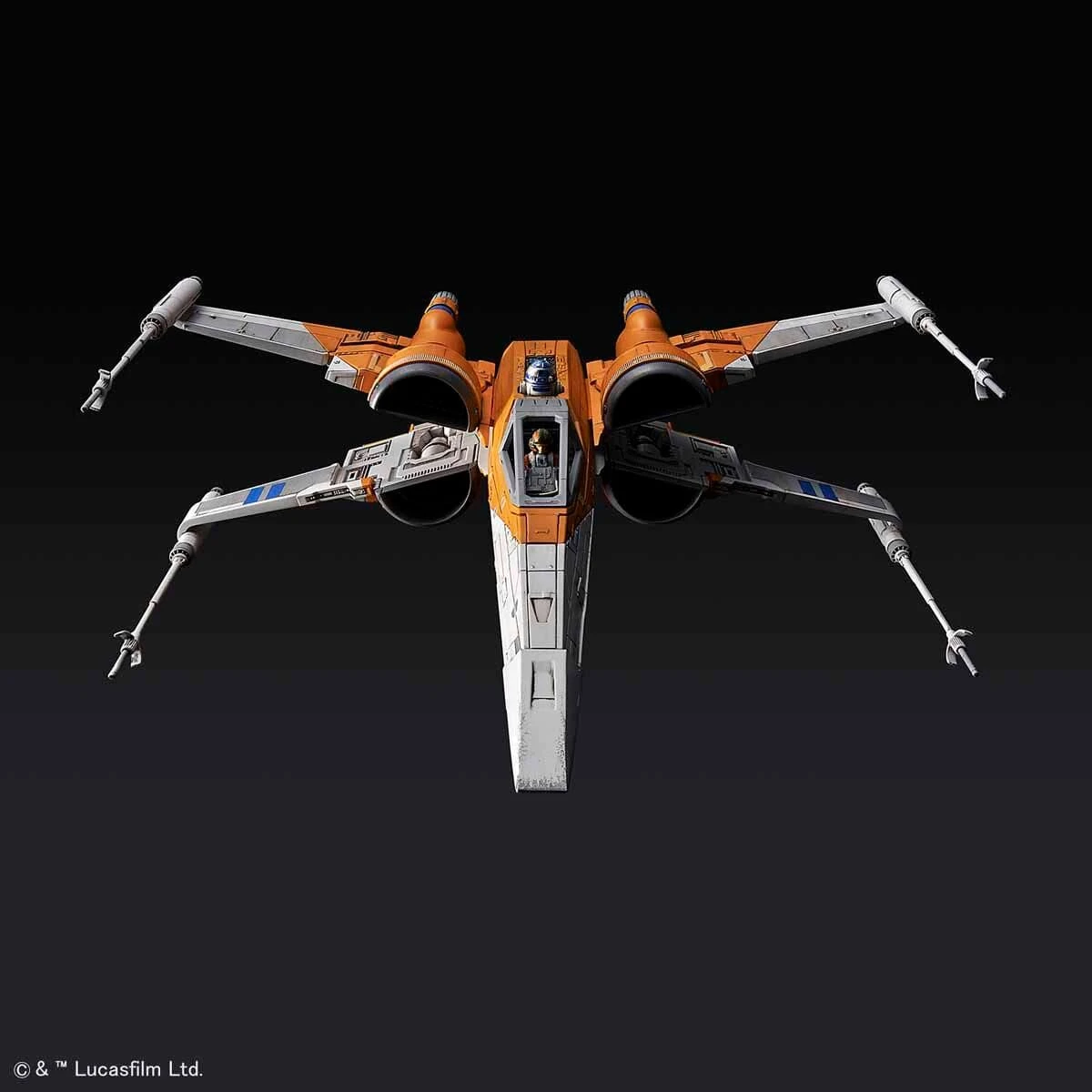 Bandai Star Wars The Rise Of Skywalker Poe's X-Wing Fighter 1/72 Scale Model Kit 12 Bandai Star Wars The Rise Of Skywalker Poe's X-Wing Fighter 1/72 Scale Model Kit - Image 10