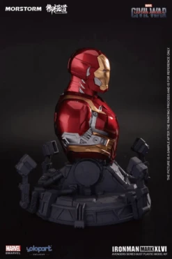 Captain America: Civil War Iron Man Mark 46 Bust Model Kit -Bandai Sales Store 4a2c8ab8 1934 484c b264 d8824003b1a2
