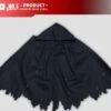 Snail Shell Black Tactical Hooded Cape For 1/10 & 1/12 Mecha Girl
