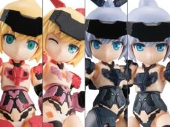 Frame Arms Girl Desktop Army KT-323f Jinrai Series Box Of 4 Figures