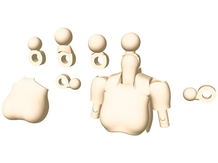 Megami Device M.S.G. 01 Top Set Skin Color A 3 Megami Device M.S.G. 01 Top Set Skin Color A