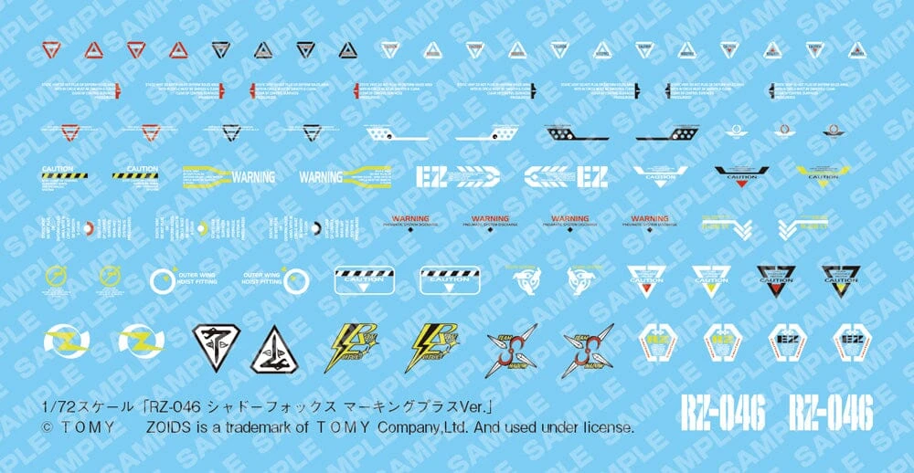 Zoids Highend Master Model RZ-046 Shadow Fox (Marking Plus Ver.) 1/72 Scale Model Kit 19 Zoids Highend Master Model RZ-046 Shadow Fox (Marking Plus Ver.) 1/72 Scale Model Kit - Image 17