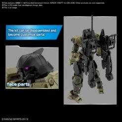 Bandai 30 Minutes Missions EXA Vehicle (Black Space Craft Ver.) Model Kit -Bandai Sales Store a6ae1e59 a01a 4b70 ad0b fe84332f090a