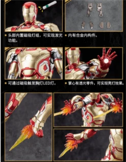 Morstorm Iron Man Mark XLII Soldier 1/9 Scale Model Kit -Bandai Sales Store s l1600 10 bcce9cee 6b29 4062 af56 d4c736e2b1f5