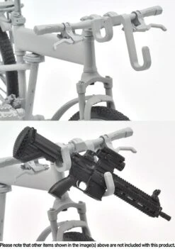 TomyTec Little Armory 1/12 LM008 Montague Paratrooper Folding MTB Bike (Plastic Model Version) -Bandai Sales Store tmt30756 10