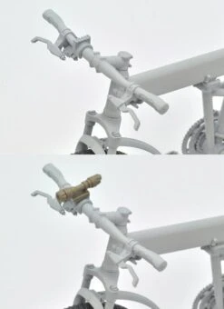 TomyTec Little Armory 1/12 LM008 Montague Paratrooper Folding MTB Bike (Plastic Model Version) -Bandai Sales Store tmt30756 11