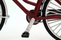 TomyTec Little Armory 1/12 LM005 Commuting Bicycle Defense School Maroon -Bandai Sales Store tmt31211 3