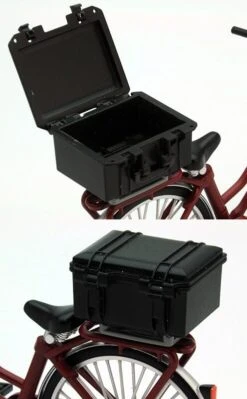 TomyTec Little Armory 1/12 LM005 Commuting Bicycle Defense School Maroon -Bandai Sales Store tmt31211 6