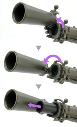 TomyTec Little Armory 1/12 LA073 84mm M2 Type Recoilless Rifle 25 TomyTec Little Armory 1/12 LA073 84mm M2 Type Recoilless Rifle -Bandai Sales Store tmt31536 6